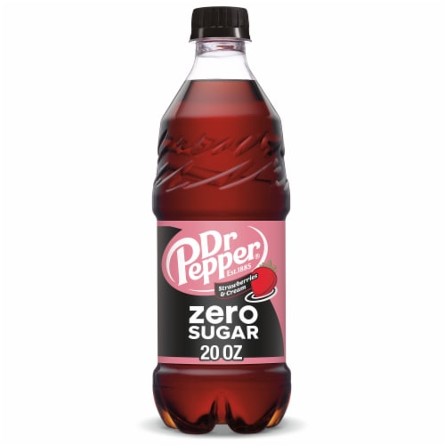 Dr Pepper Strawberries & Cream Zero Sugar Soda