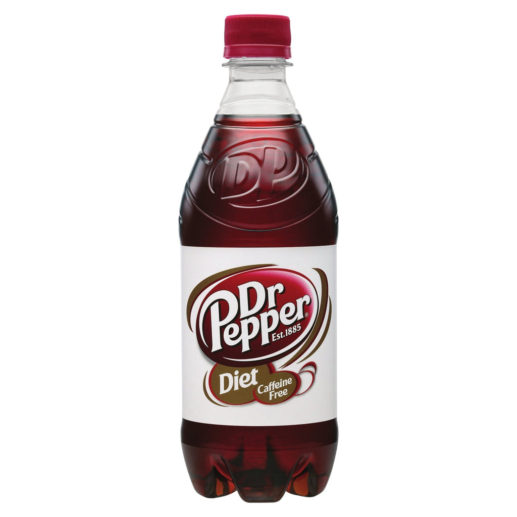 Caffeine Free Diet Dr Pepper Soda, 20 fl oz Bottle