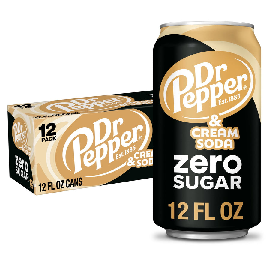 Dr Pepper & Cream Soda Zero Sugar O1