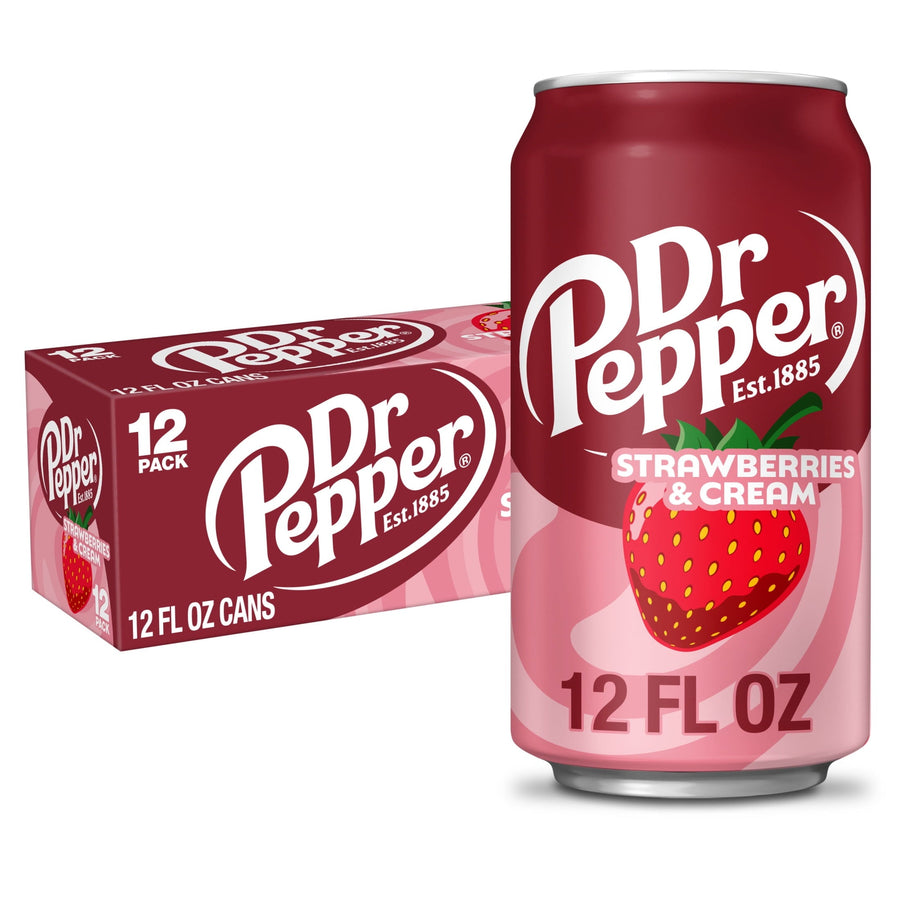 Dr Pepper Strawberries & Cream Soda S8