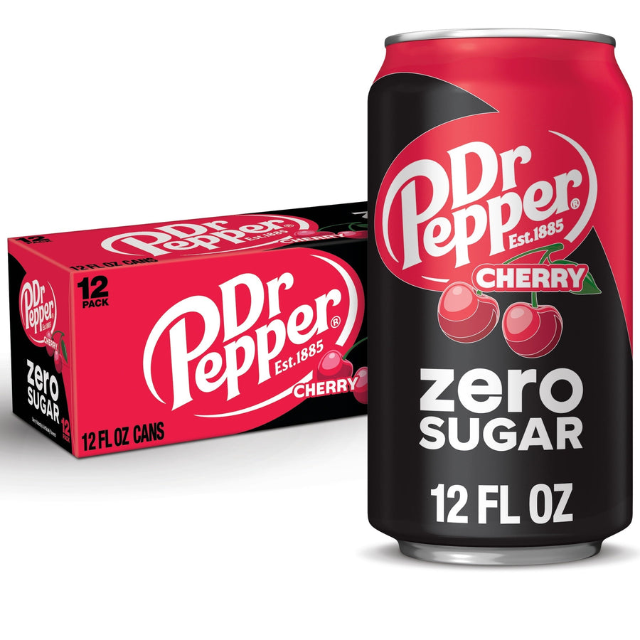 Dr Pepper Cherry Zero Sugar Soda M5